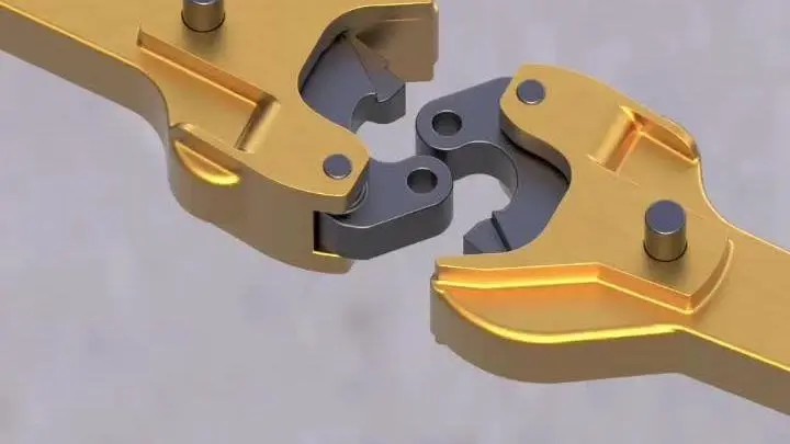 车钩作用竟然这么大？是我孤陋寡闻了！地铁三维动画｜三维动画仿真