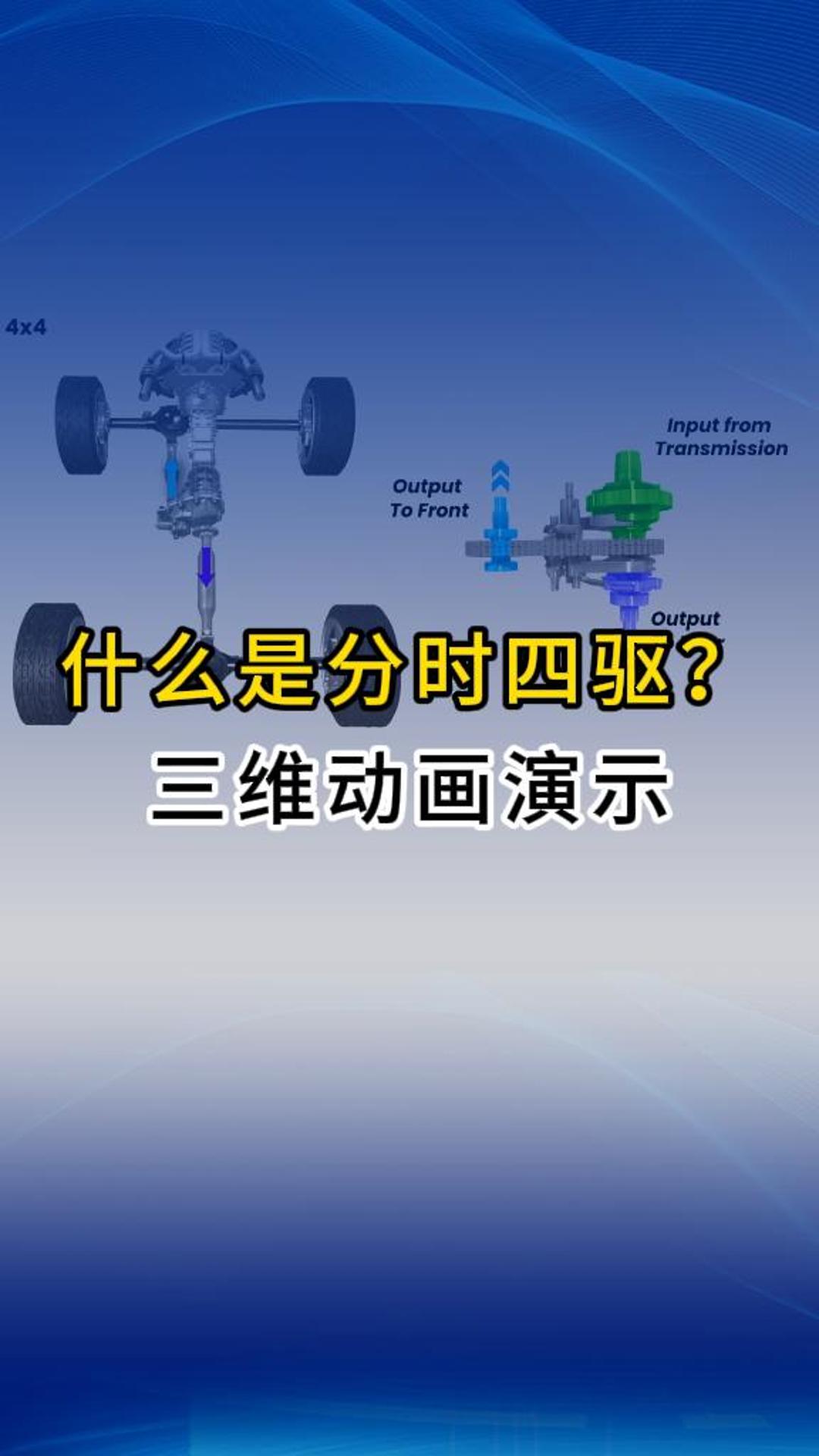 为什么老司机不买分时四驱的车？-汽车三维动画-DB旗舰三维动画定制